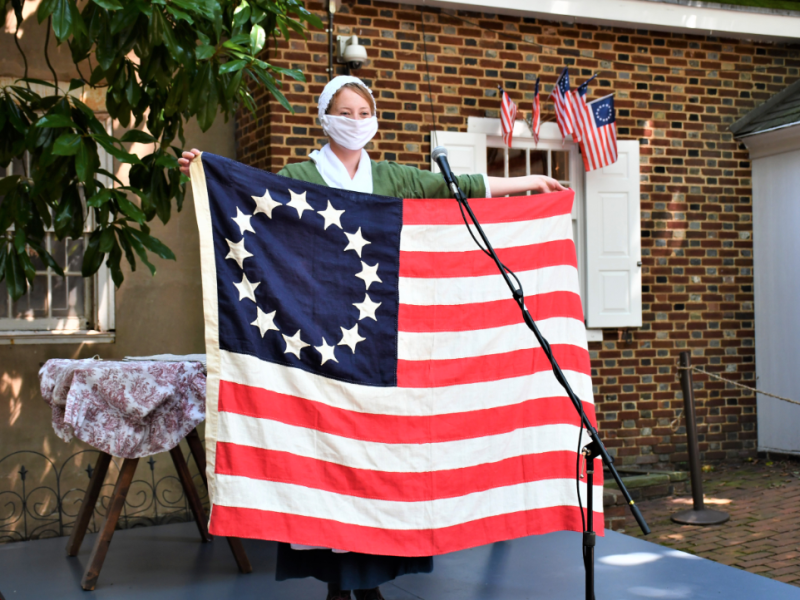 Flag of 13 colonies