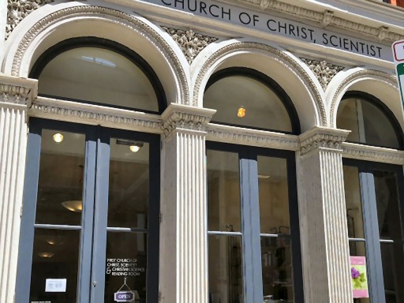Exterior of Christian Science Reading Room