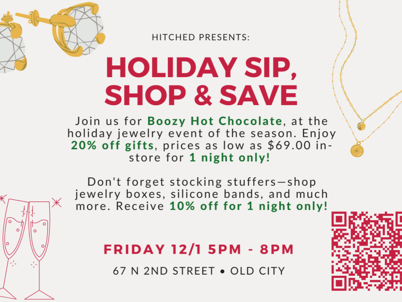Holiday Sip, Shop & Save