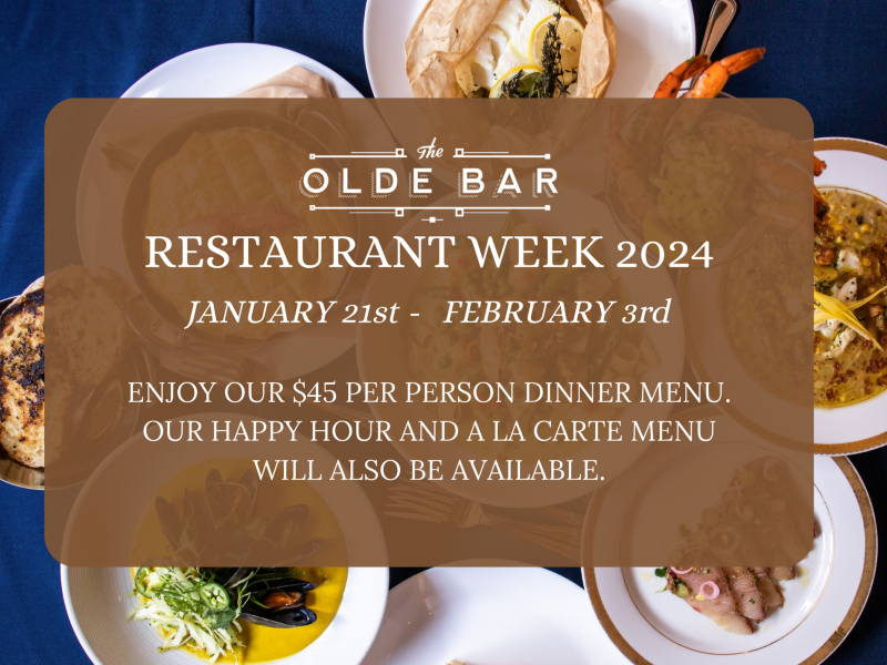 Restaurant Week at The Olde Bar