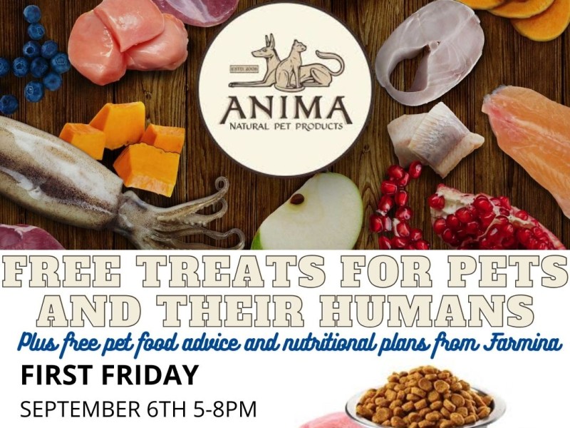 First Friday at ANIMA Natural Pet Products