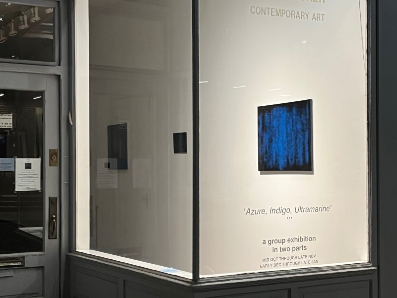 'AZURE, INDIGO, ULTRAMARINE' A GROUP EXHIBITION IN TWO PARTS