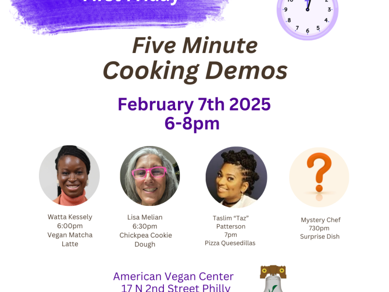 Five Minute Cooking Demos at the AVC