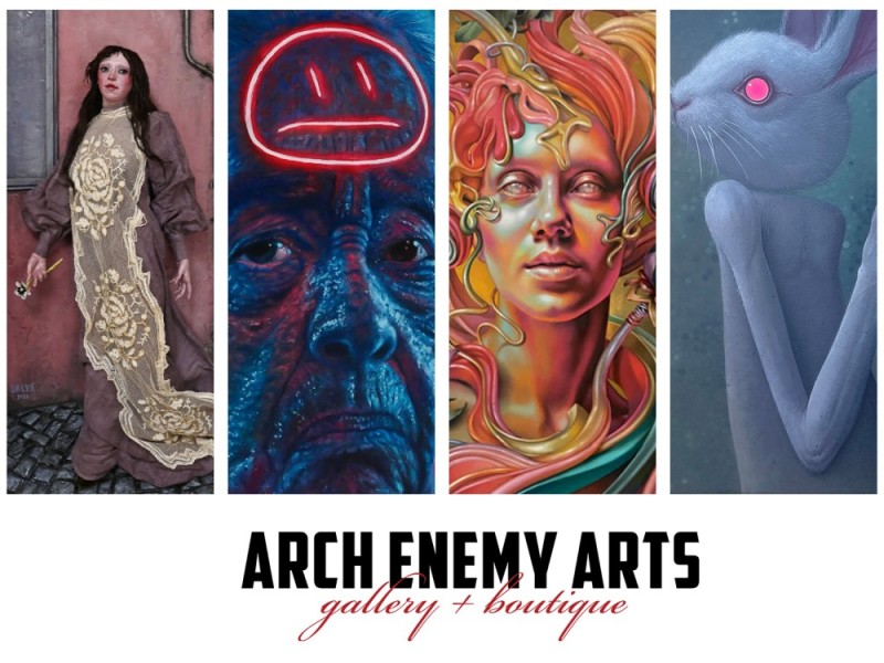 Preview of works on view First Friday, August 1st