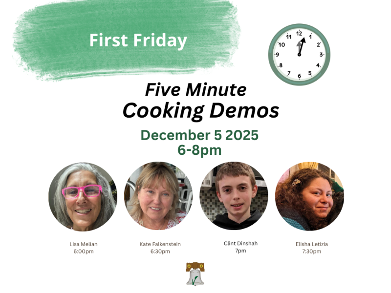 Five Minute Cooking Demos at the AVC