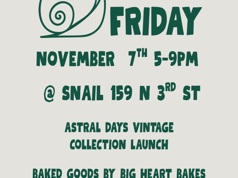 November First Friday Party at Snail