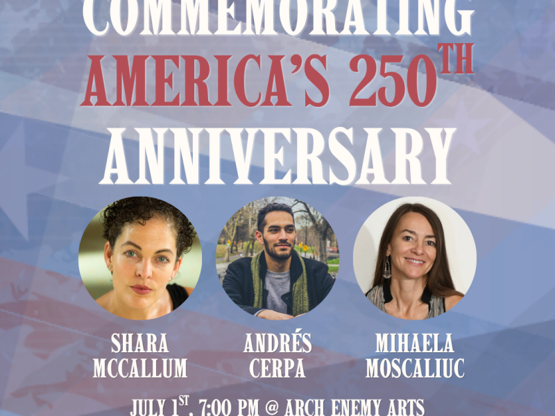Alice James Poetry America 250 Promo Graphic