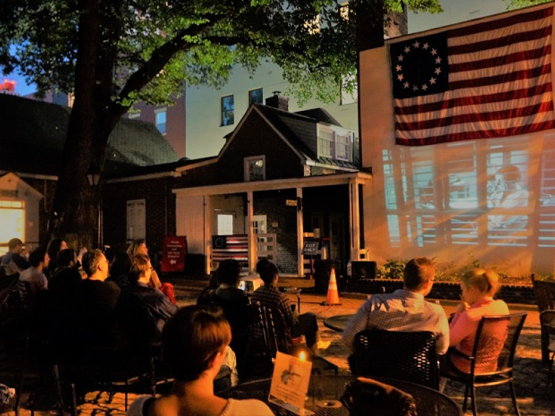 Join us for a scare under the stars on First Friday!