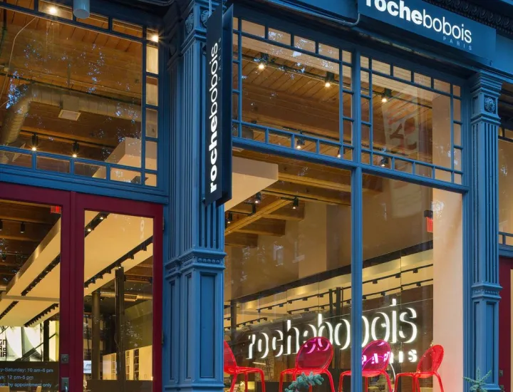 Exterior of Roche Bobois