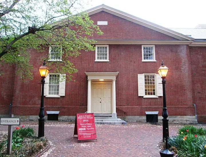 Exterior of Arch Street Meeting House