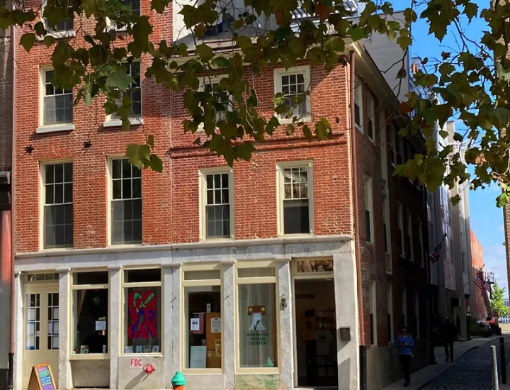 Exterior of American Vegan Center 