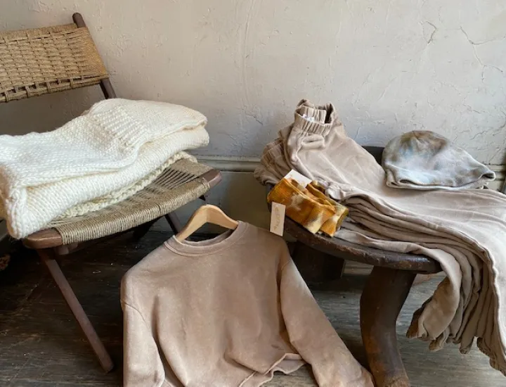 Clothing on display at Vagabond