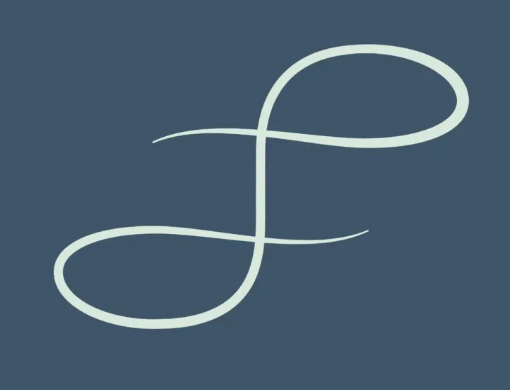 Lakshmi Hair Studio logo with blue background and capital L in cursive