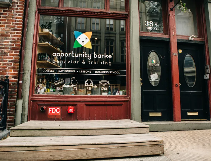 Exterior of Opportunity Barks