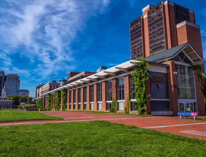 Exterior of the Independence Visitor Center