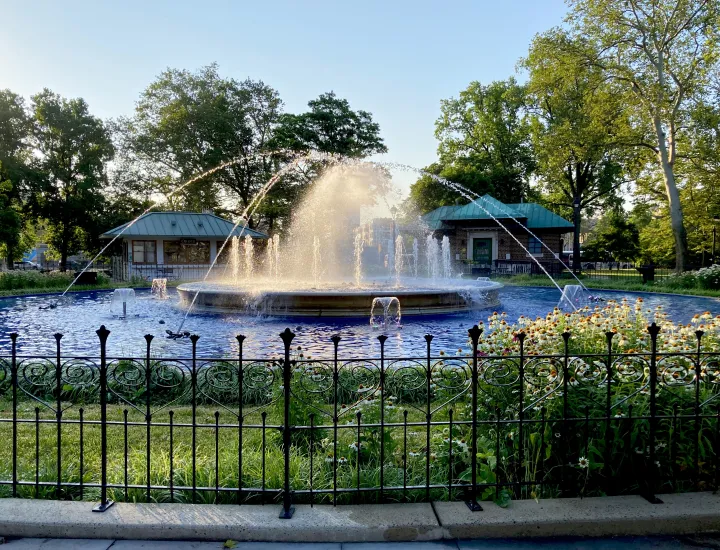 Fountain at franklin Square