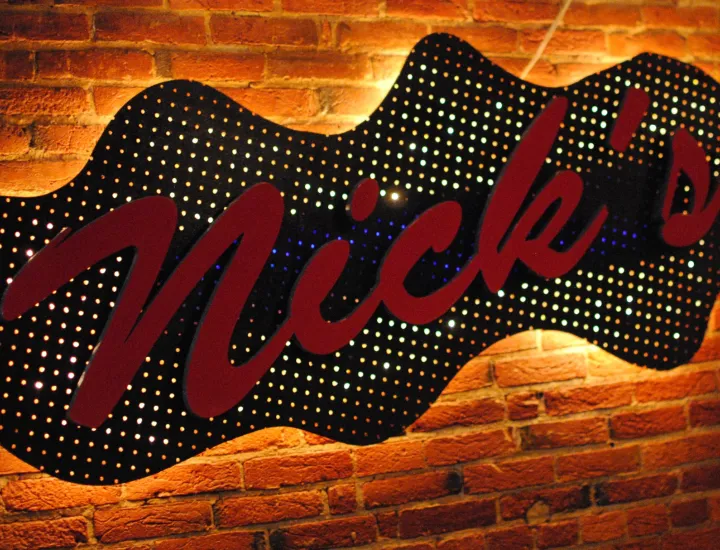 Nick's signage