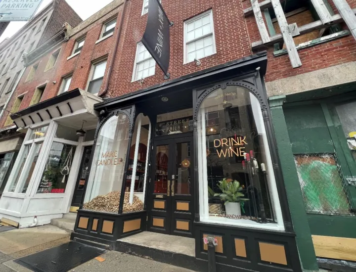 Exterior of Wax & Wine