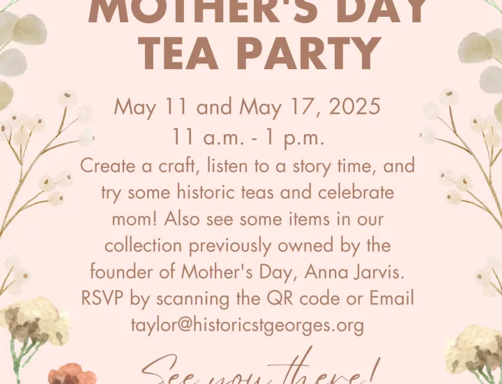 Water color flowers on a pink background with a QR code on the bottom right corner