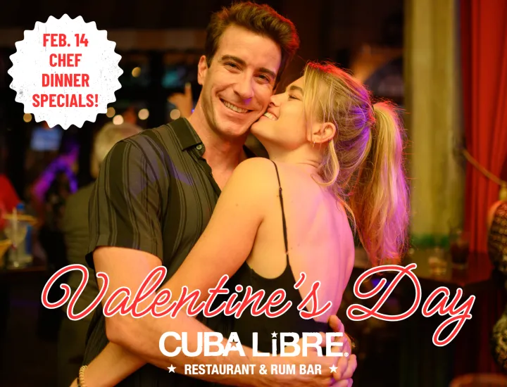 Man and woman hugging and smiling