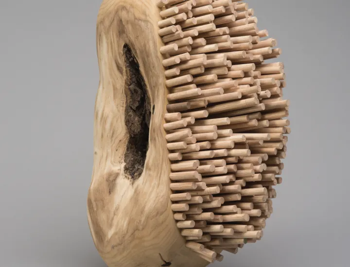 Art piece made out of wood