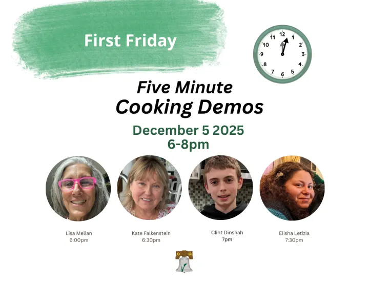 Five Minute Cooking Demos at the AVC