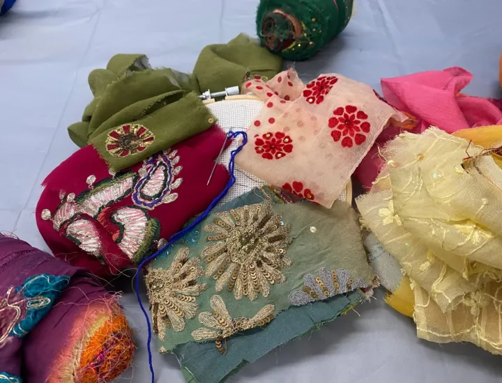 Recycled and heirloom fabrics 