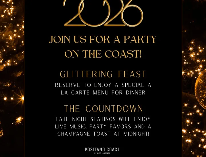 Ring in the New Year at Positano Coast! 