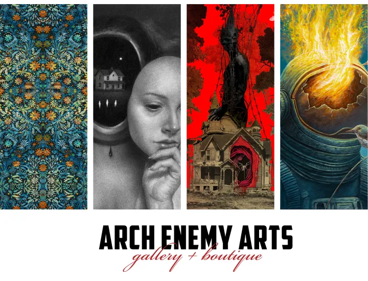 Preview of works on view First Friday, February 6th