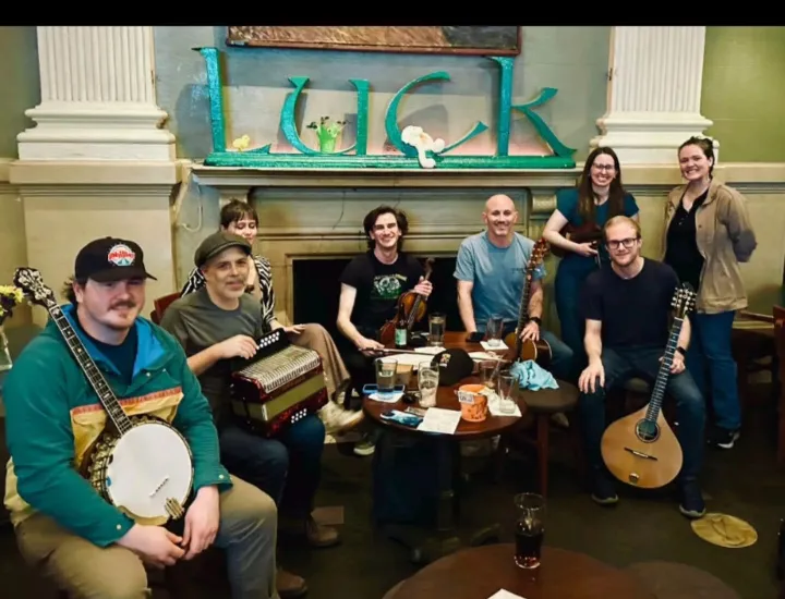 Live music! Traditional Irish Music Sessions every Tuesday & Sunday at The Plough & The Stars! 