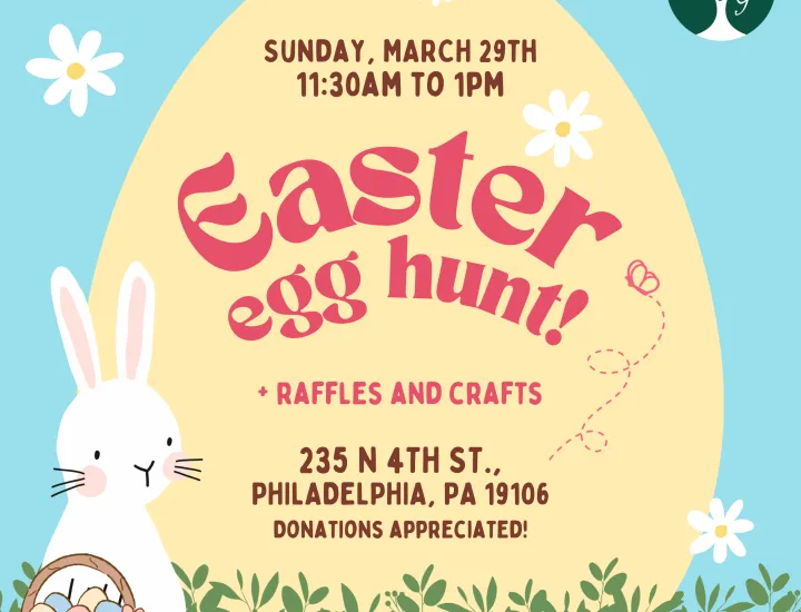 Easter Egg Hunt - Raffles and Crafts Flyer
