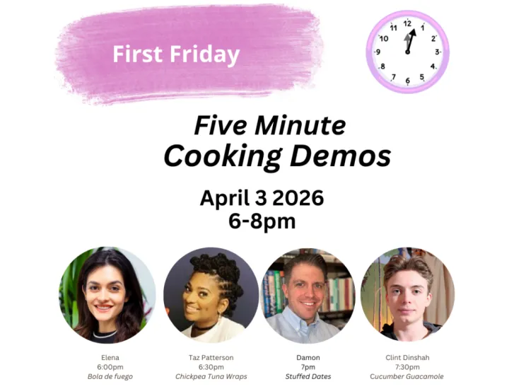 Five Minute Cooking Demos at the AVC