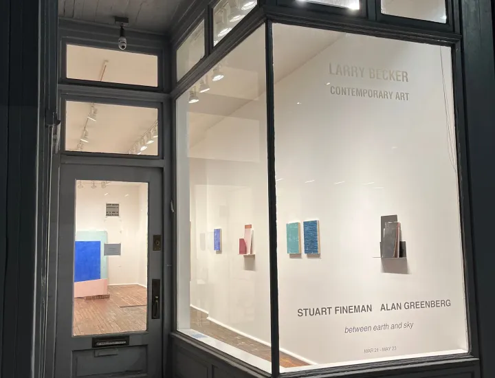 STUART FINEMAN  ALAN GREENBERG  between earth and sky  New paintings and sculpture