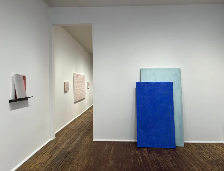 Installation view  Stuart  Fineman  Alan Greenberg    between earth and sky   at Larry Becker Contemporary Art