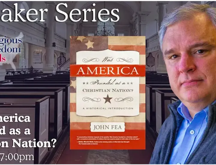 The book title "Was America Founded as a Christian Nation?" and the author 
