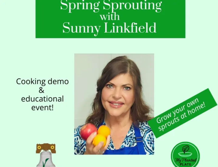 Spring Sprouting with Sunny Linkfield June 6 at 2 pm