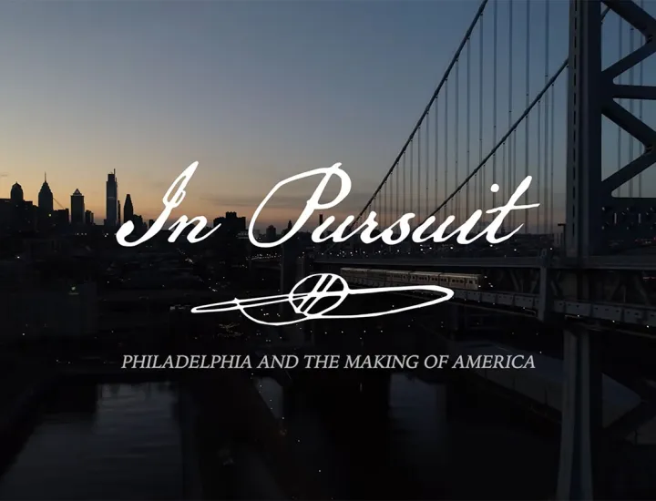 Photo of the Philadelphia skyline at dusk