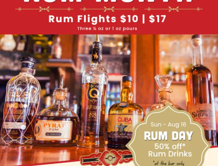 August is Rum Month!