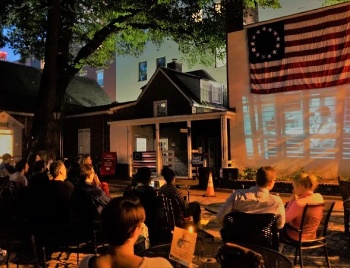 Join us for a scare under the stars on First Friday!